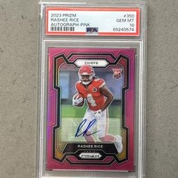 Rashee Rookie Cards (PSA)