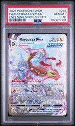 Rayquaza VMAX Pokemon (Trading Cards) (PSA) (Full Art)