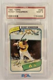 Rickey Rookie Cards (PSA)