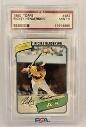 Rickey Rookie Cards (PSA)