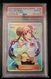 Rosa Pokemon (Trading Cards) (PSA) (Full Art)