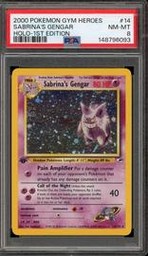 Sabrinas Pokemon (Trading Cards) (PSA) (Holo)