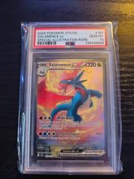 Salamence Pokemon (Trading Cards) (PSA) (Illustration Rare)