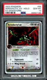 Sandstorm Pokemon (Trading Cards) (PSA) (Holo)