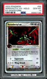 Sandstorm Pokemon (Trading Cards) (PSA) (Holo)