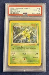Scyther Pokemon (Trading Cards) (PSA)