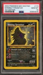 Shining Pokemon (Trading Cards) (PSA) (Secret Rare)