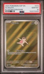 Slakoth Pokemon (Trading Cards) (PSA) (Illustration Rare)