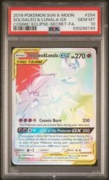 Solgaleo Pokemon (Trading Cards) (PSA) (Secret Rare)