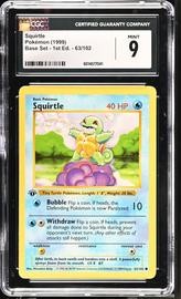 Squirtle Pokemon (Trading Cards) (CGC)