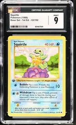 Squirtle Pokemon (Trading Cards) (CGC)