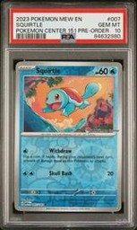 Squirtle Pokemon (Trading Cards) (PSA)