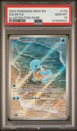Squirtle Pokemon (Trading Cards) (PSA) (Holo)