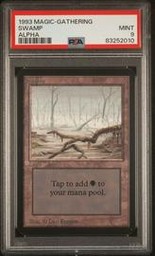 Swamp Magic The Gathering (Trading Cards) (PSA)