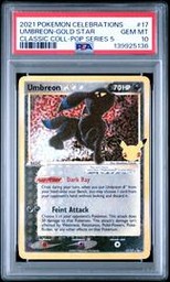 Umbreon-Gold Pokemon (Trading Cards) (PSA)