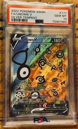 Unown Pokemon (Trading Cards) (PSA) (Alt Art)