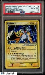 Unseen Pokemon (Trading Cards) (PSA) (Gold Star)