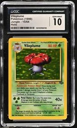 Vileplume Pokemon (Trading Cards) (CGC) (Holo)