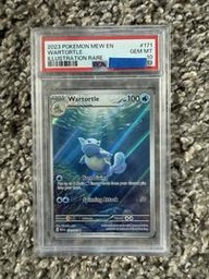 Wartortle Pokemon (Trading Cards) (PSA) (Illustration Rare)