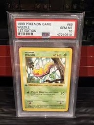 Weedle Pokemon (Trading Cards) (PSA)