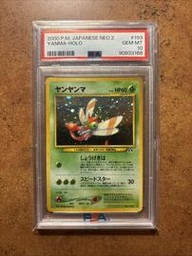Yanma Pokemon (Trading Cards) (PSA) (Holo)