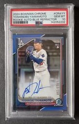 Yoshinobu Rookie Cards (PSA)