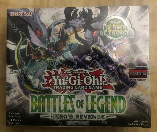YuGiOh Battles of Legend: Hero's Revenge Booster Box
